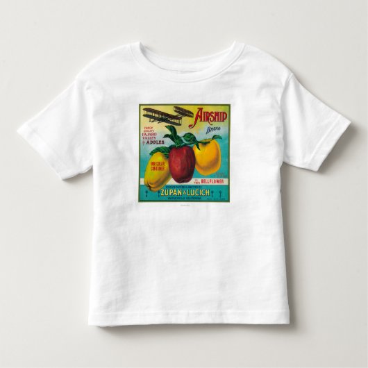 Lucht Apple Crate LabelWatsonville, CA Kinder Shirts (Voorkant)