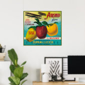 Lucht Apple Crate LabelWatsonville, CA Poster (Thuiskantoor)