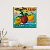 Lucht Apple Crate LabelWatsonville, CA Poster (Keuken)