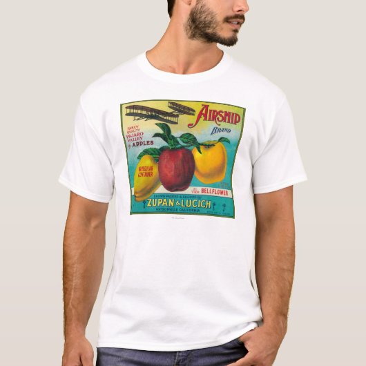 Lucht Apple Crate LabelWatsonville, CA T-shirt (Voorkant)