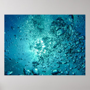 LUCHT-BEL-230014 HET WATER BORRELT OCEAAN POSTER