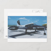 Lucht Blauwe Kanon Briefkaart (Voorkant / Achterkant)