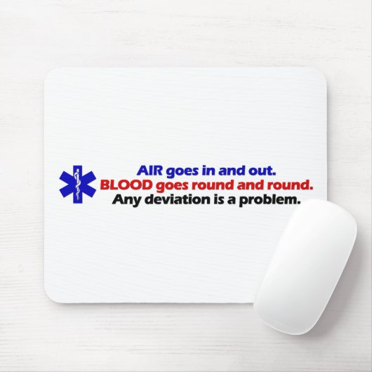 Lucht/bloed Muismat (Met muis)