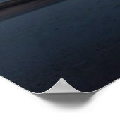 Lucht boven Haystack Rock | Cannon Beach, Oregon Poster (Hoek)