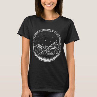 Lucht boven natuur landschapsontwerp | Berg & Buit T-shirt