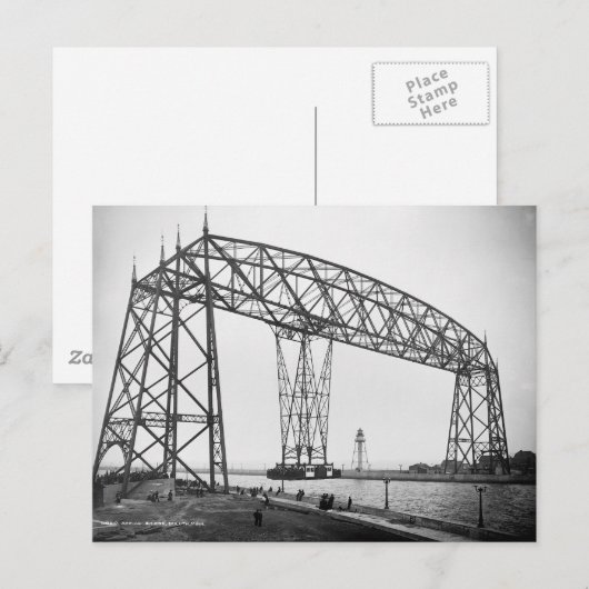 Lucht Brug Duluth Minnesota Briefkaart (Voorkant / Achterkant)