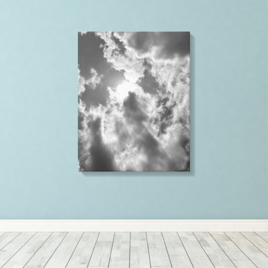 Lucht Canvas Afdruk (Insitu (Houten vloer))