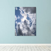 Lucht Canvas Afdruk (Insitu (Houten vloer))