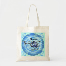 Lucht chopper Helikopter boodschappentas Tote Bag