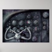 Lucht - De cockpitit Poster (Voorkant)