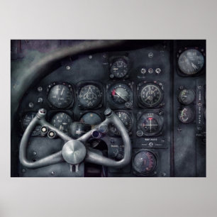 Lucht - De cockpitit Poster
