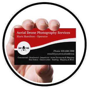 Lucht Drone Fotografie Nieuwe Visitekaartjes