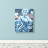 Lucht Elementaal Canvas Afdruk (Insitu (Houten vloer))