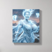 Lucht Elementaal Canvas Afdruk (Voorkant)