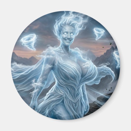 Lucht Elementaal Magneet (Voorkant)