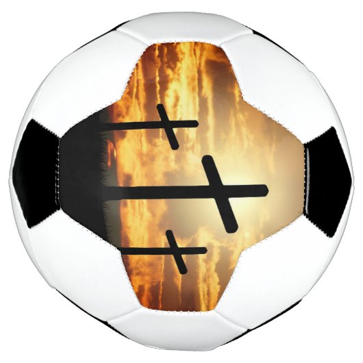 lucht en kruising voetbal (Gedraaid)