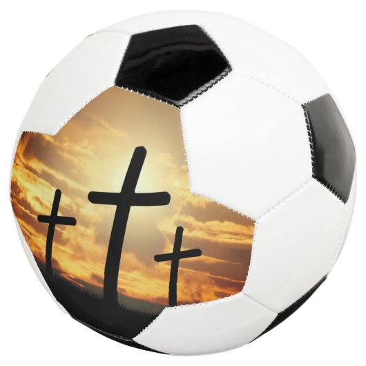 lucht en kruising voetbal (Drie kwart)