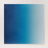 Lucht en Oceaan Blauwe Ombre Legpuzzel (Horizontaal)