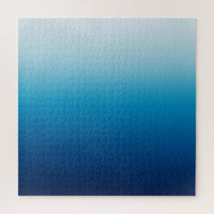 Lucht en Oceaan Blauwe Ombre Legpuzzel