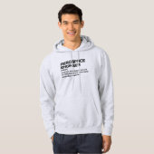 Lucht- en ruimtevaarttechnicus - Funny Definition Hoodie (Voorkant volledig)