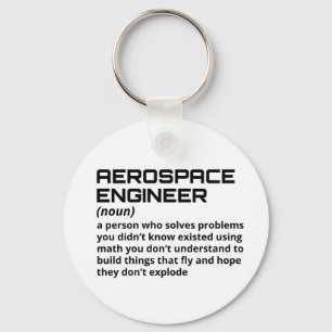 Lucht- en ruimtevaarttechnicus - Funny Definition Sleutelhanger