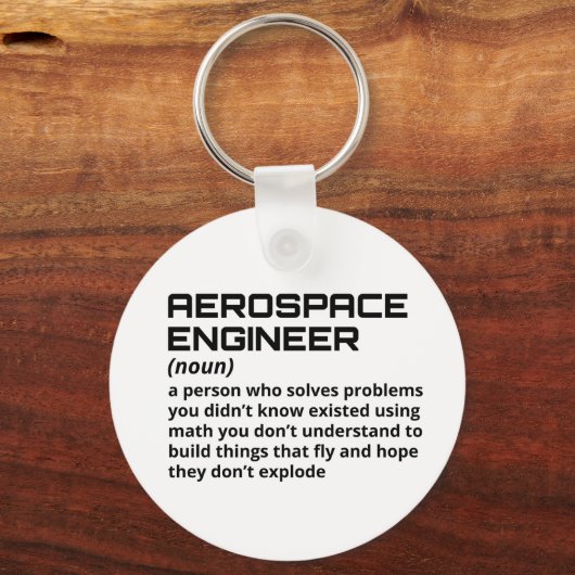 Lucht- en ruimtevaarttechnicus - Funny Definition Sleutelhanger (Voorkant)
