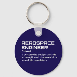 Lucht- en ruimtevaarttechnicus - Funny Definition  Sleutelhanger