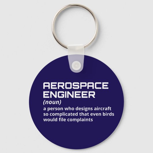 Lucht- en ruimtevaarttechnicus - Funny Definition Sleutelhanger (Voorkant)