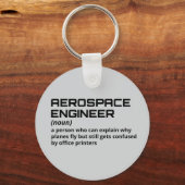 Lucht- en ruimtevaarttechnicus - Funny Definition  Sleutelhanger (Voorkant)