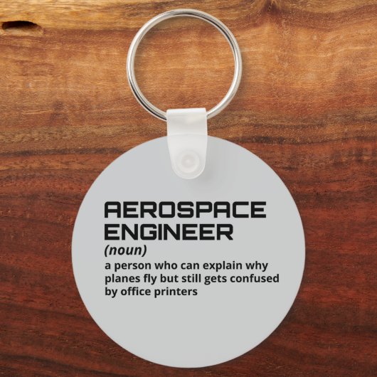 Lucht- en ruimtevaarttechnicus - Funny Definition  Sleutelhanger (Voorkant)