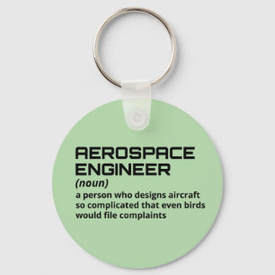 Lucht- en ruimtevaarttechnicus - Funny Definition Sleutelhanger