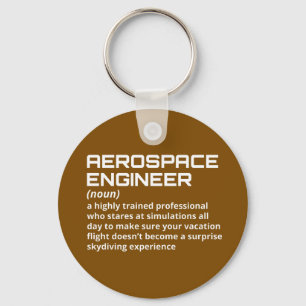 Lucht- en ruimtevaarttechnicus - Funny Definition Sleutelhanger