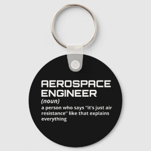 Lucht- en ruimtevaarttechnicus - Funny Definition Sleutelhanger
