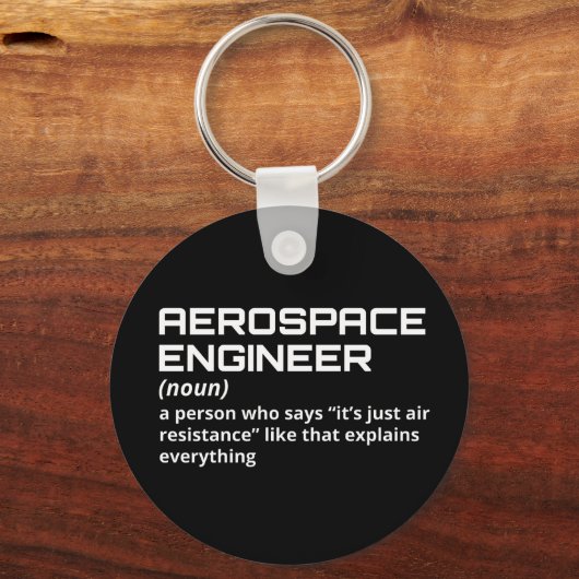 Lucht- en ruimtevaarttechnicus - Funny Definition Sleutelhanger (Voorkant)