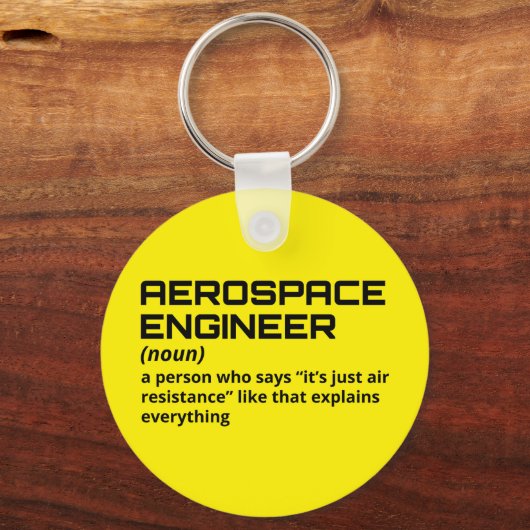 Lucht- en ruimtevaarttechnicus - Funny Definition  Sleutelhanger (Voorkant)