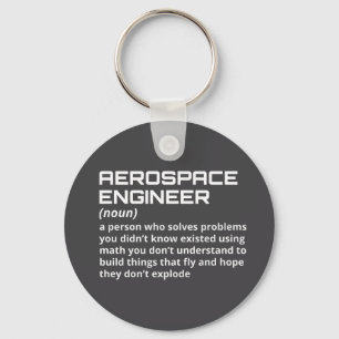 Lucht- en ruimtevaarttechnicus - Funny Definition Sleutelhanger