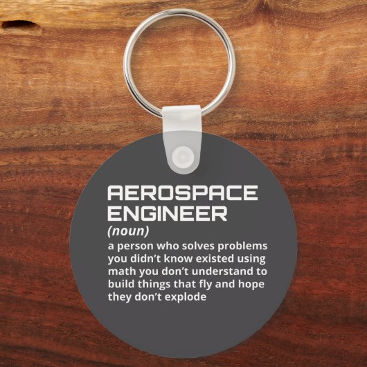Lucht- en ruimtevaarttechnicus - Funny Definition Sleutelhanger (Voorkant)