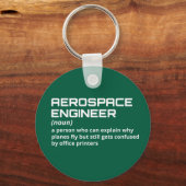 Lucht- en ruimtevaarttechnicus - Funny Definition  Sleutelhanger (Voorkant)