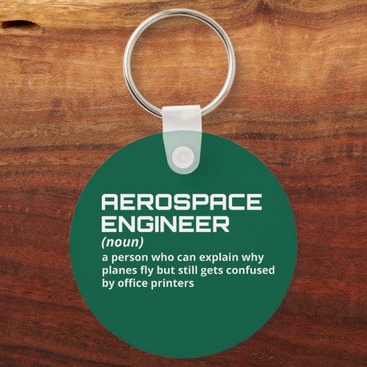 Lucht- en ruimtevaarttechnicus - Funny Definition Sleutelhanger (Voorkant)