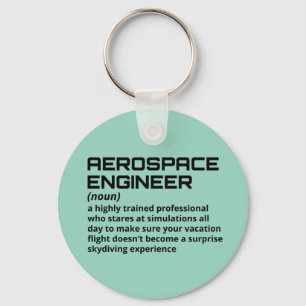 Lucht- en ruimtevaarttechnicus - Funny Definition Sleutelhanger