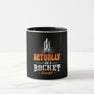 Lucht- en ruimtevaarttechnicus Ik ben een raketwet Mok
