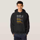 Lucht- en ruimtevaarttechnicus Noun Funny Hoodie (Voorkant volledig)