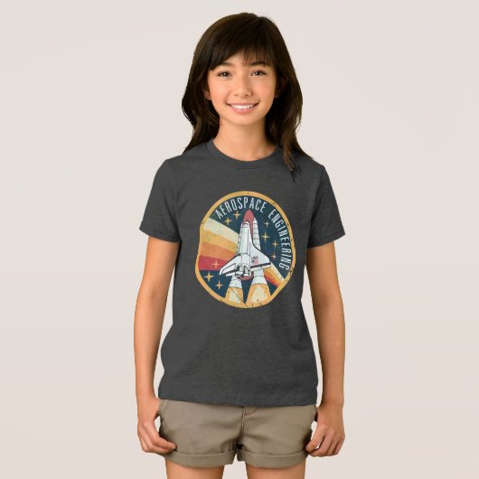 Lucht- en Ruimtevaarttechniek V01 Tri-Blend Shirt (Voorkant volledig)