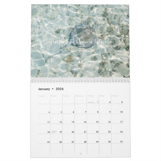 Lucht en water kalender (Jan 2026)