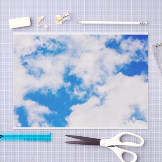 Lucht en wenskaart tissuepapier (Craft)