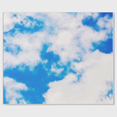 Lucht- en wolkenpakpapier cadeaupapier (Vlak)