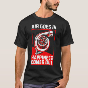 Lucht gaat in geluk met Turbo Car Racing T-shirt