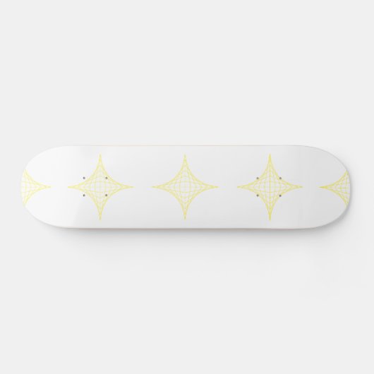 Lucht (geel) skateboard (Horizontaal)