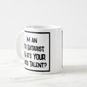 Lucht gitarist Super Talent. KoffieMok (Voorkant links)