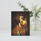 Lucht - Het bizarre hoofdprofiel van Arcimboldo Briefkaart (Staand voorkant)